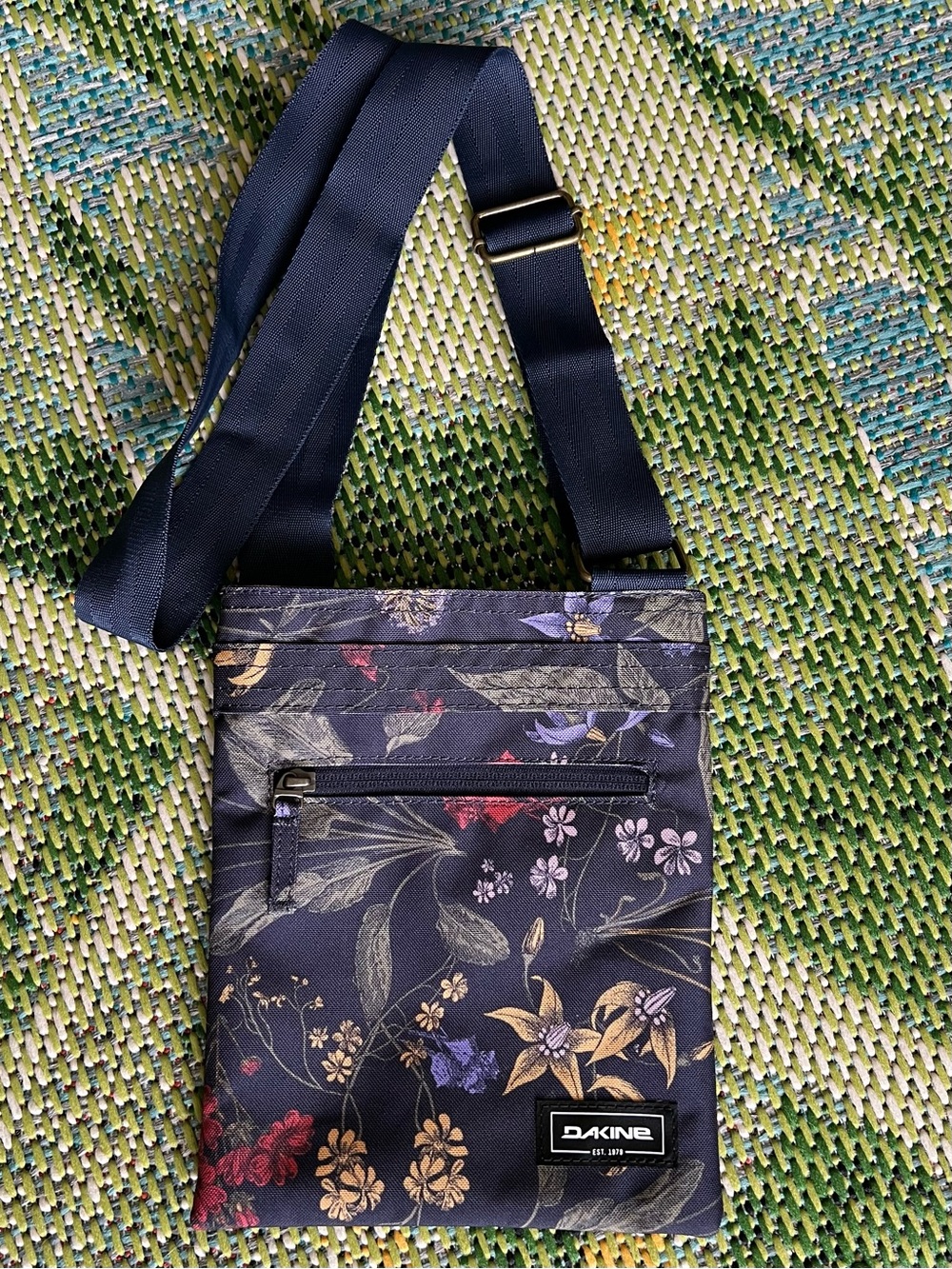 Dakine Navy Floral Crossbody with Multicolor Bouquet